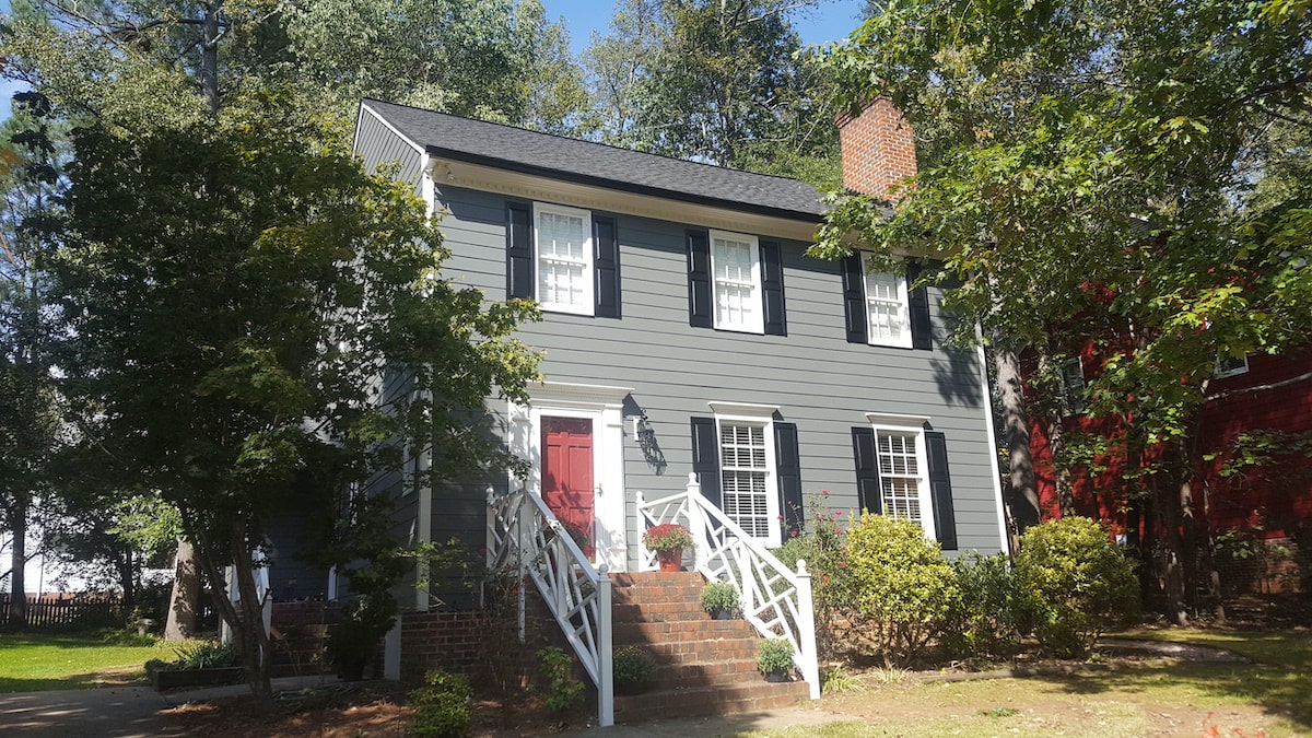 Home after new exterior remodeling in Research Triangle Park