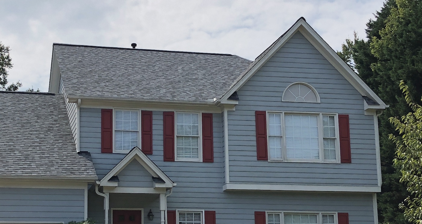 Stylish home with Owens Corning Roofing System in Wake County, NC