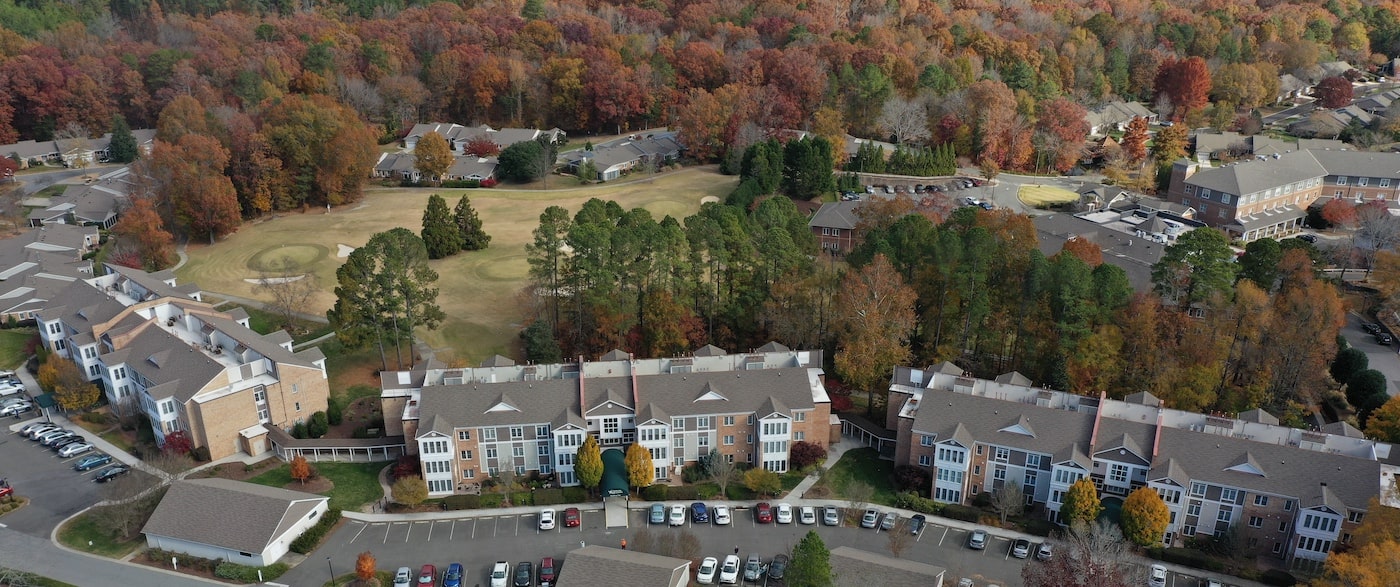 Case study project for a multi family retirement community getting new james hardie siding