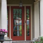 Professional fiberglass front door installation