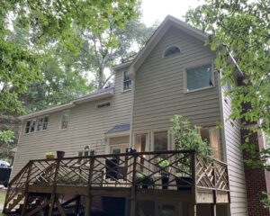 featured project photo after image for new siding, gutters, and windows, for a home in Holly Springs, NC