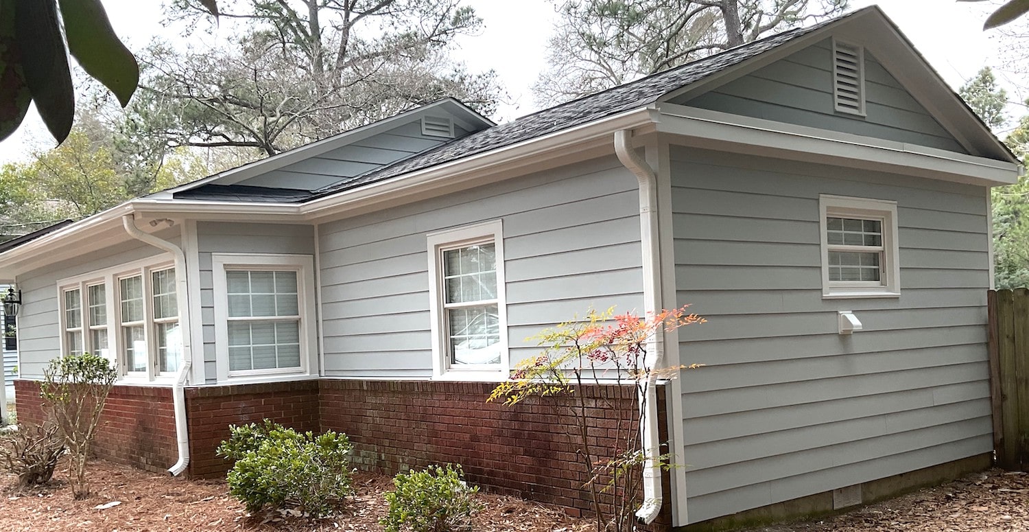 Home in Garner with new siding.